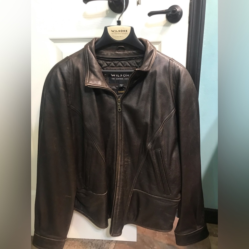 Wilson’s leather jacket. Women’s size xlg (SOLD)